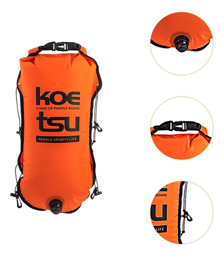 Y Boya De Natación Inflable, Boya De Natación Y Bolsa Seca,
