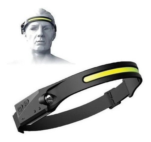 Linterna Led Cintillo Con Sensor Montado En La Cabeza