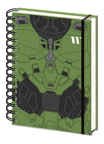 Libreta Halo Master Chief Armadura - A5 Premium Xbox