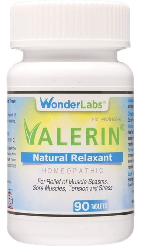 Relajante Natural De Valeriana 90 Caps, Wonder Lab,