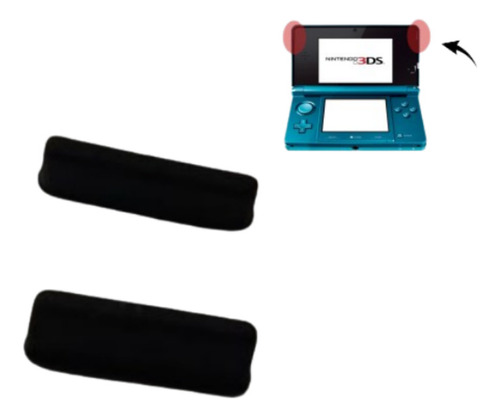 2x Silicona Tapón Protector Pantalla Para Nintendo 3ds