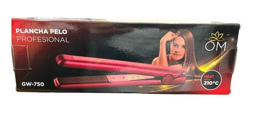 Imagen 2 de 6 de Plancha De Pelo Om Fina Alisador De Cabello Profesional