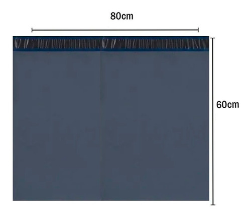 Envelope Plastico Segurança 80x60 C/ Lacre Correios 50 Und.