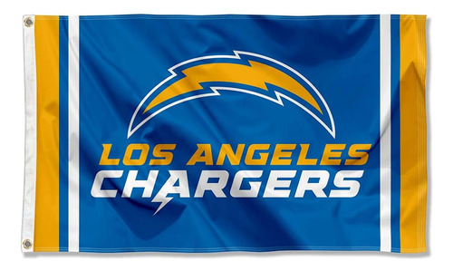 Banderín Logo Circular De Los Angeles Chargers, 3x5 Ex...