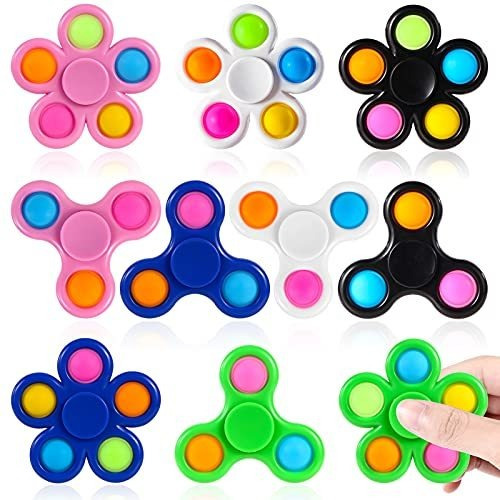 Goheyi Pop Spinner Juguetes 10 Pack De Fiesta Favores 3mxyl