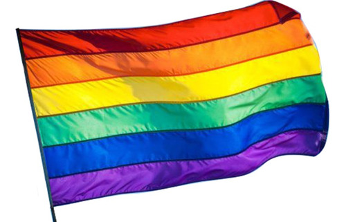 Bandera Lgbt Multicolor 0.7m X 0.8m