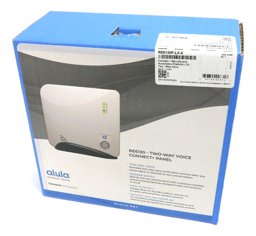 Alula Re6130p-lx-x Two Way Voice Connect+ Panel Security Ttw