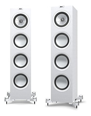 Kef Q750 Altavoz De Pie Cada Uno Blanco