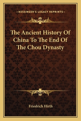 Libro The Ancient History Of China To The End Of The Chou...