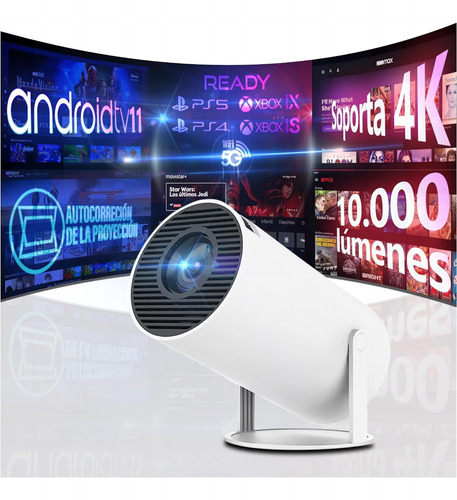 Proyector Led Ultra Hd 4k Hdmi & Apps Android, Netflix Y Más