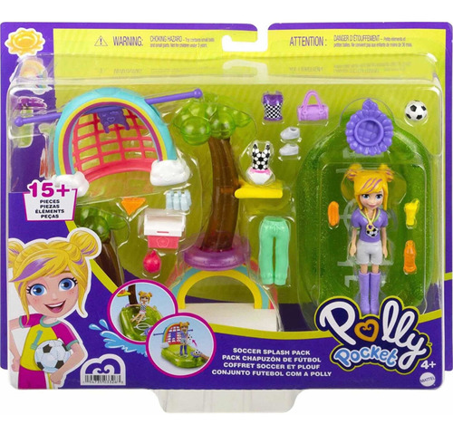 Polly Pocket Futbol Con Polly Soccer (Reacondicionado)