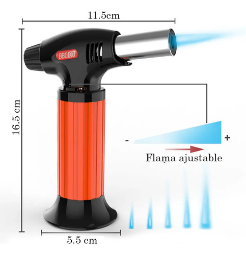 Soplete Recargable Para Cocina O Repostería, Pan, Chef