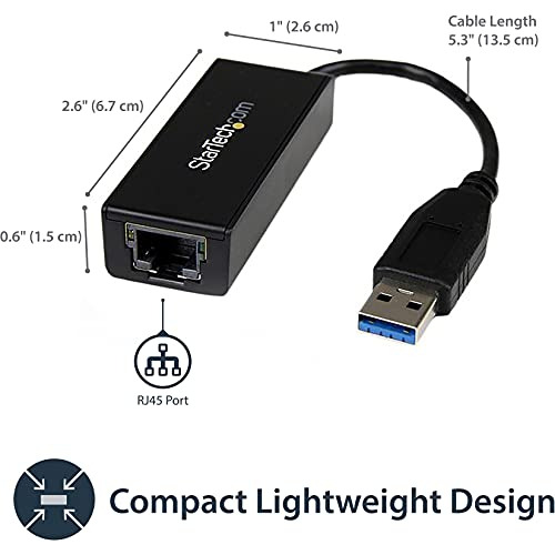 Adaptador Usb 3.0 A Gigabit Ethernet De Startech.com Para Wi