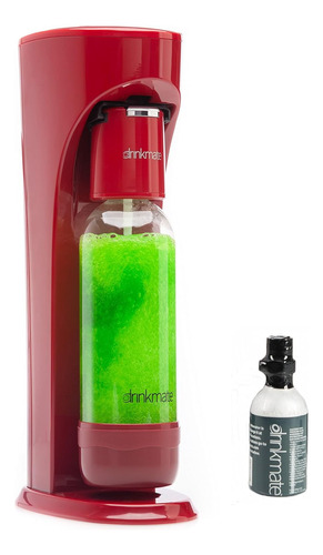 Máquina Para Hacer Agua Con Gas Drinkmate Color Rojo