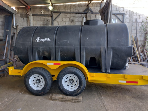 Remolque Con Tanque Nodriza Rotoplas 5000 Lts, Para Agua