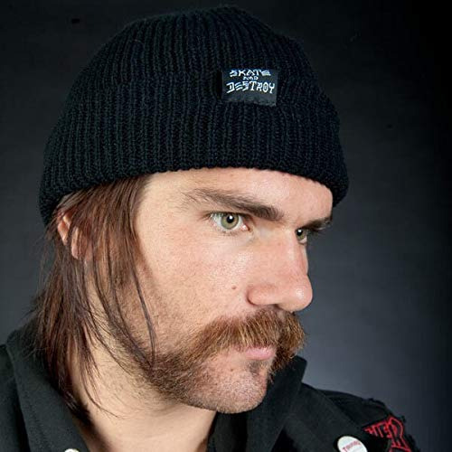 Gorro Negro Thrasher Skategoat/skate And Destroy
