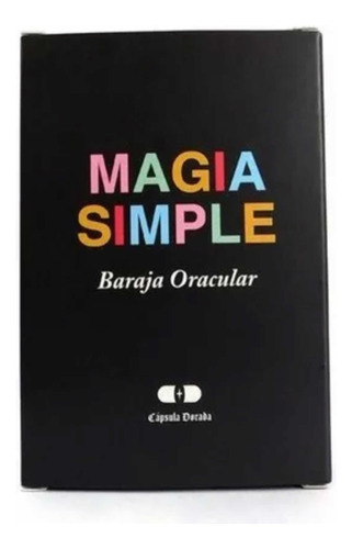 Oráculo Magia Simple Capsula Dorada Taroteria Afrodita