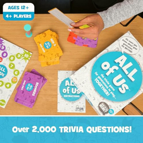 All Of Us The Family Trivia Game For All Generations Gen Z,
