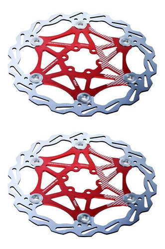 2x Rotor De De 160 Mm Mtb Road Bike De Flotante Rotores 6