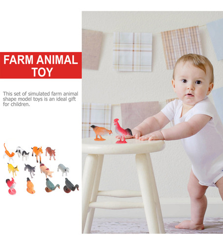 Aves De Corral Simuladas Con Animales, Modelo The Cow, 12 Un