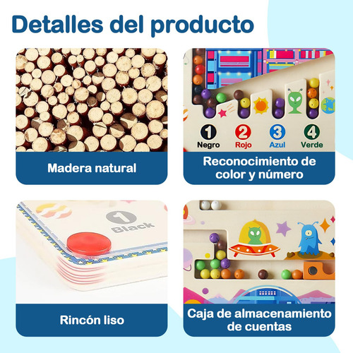 Laberinto Magnético Juguetes De Clasificación Y Apilamiento