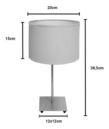 Imagen 3 de 10 de Lampara Mesa Luz Veladores Moderno Dormitorio Habitacion Ser