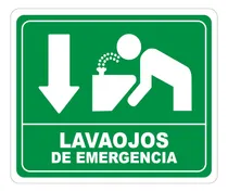 Comprar Señalamiento Letrero Lavaojos De Emergencia 20x25 Cm