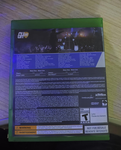 Jogo Guitar Hero Live Mídia Física Xbox One - Usado (Usado)