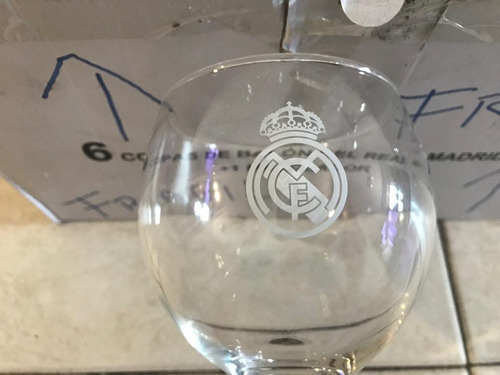 Copas De Vidrio Del Real Madrid