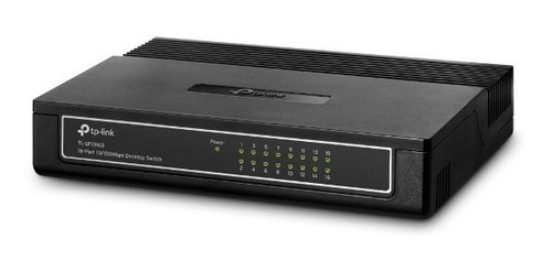 Switch Tp Link 16 Puertos Tl-sf1016d 10/100mbps Escritorio