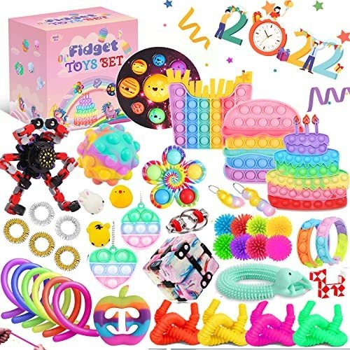 Fidget Toy Packs Caja De Fidget Barato Con Pop Bubble Nljxy