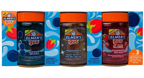 Imagen 3 de 3 de Masa Pegajosa Elmer´s Splash X3