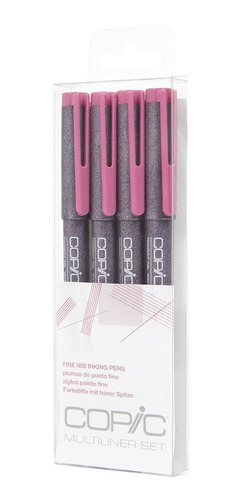 Multiliner 4 Set: Rosado