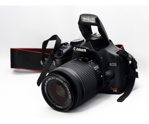 Cámara Canon Eos T1i 15m Lente 18 55 Stm,envio Gratis       