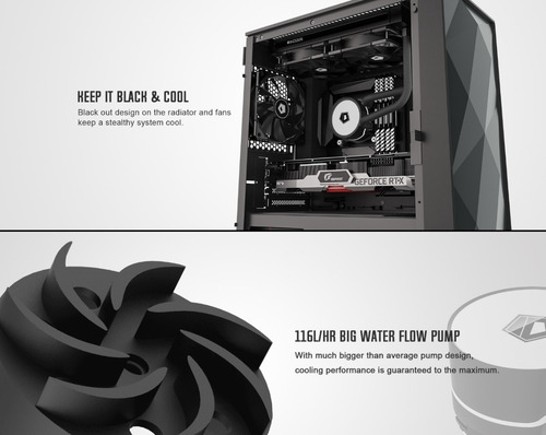 Cooler Cpu Water Cooling Id-cooling Frostflow 240x Intel Amd