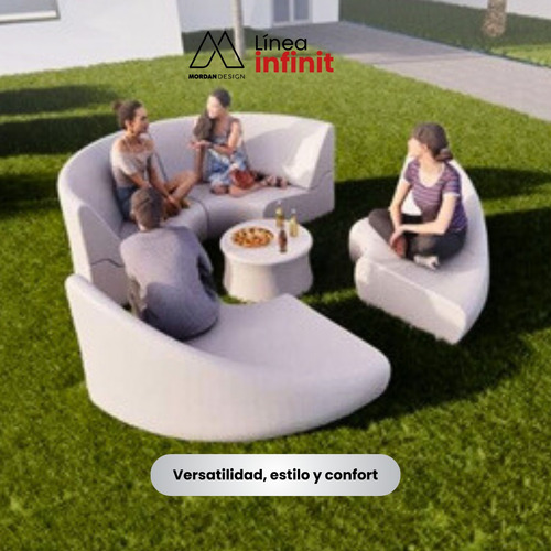 Camastro Modular Mordan Design Blanco