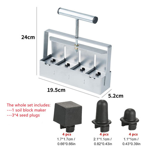 Bloqueo De Suelos Blocker De 2 Pulgadas Soil Block Fabricant
