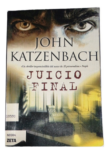 Libro Juicio Final (john Katzenbach)