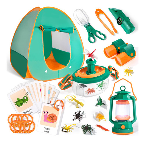 Juego De Camping Para Niños Con Tienda De Campaña Emergent