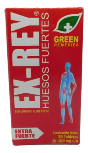 Suplemento En Cápsula Green Remedies Articulaciones Ex-rey Extra Fuerte Colágeno En Caja De 500ml 30 Un