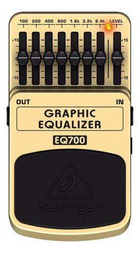 Behringer Eq-700 Pedal Graphic Equalizer Color Amarillo