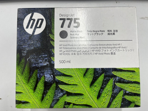 Tinta Hp Lf 775 500ml Color Negro Mate - 1xb22a /vc