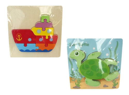 Imagen 2 de 3 de Rompecabezas Para Niños Juegos Didacticos X3 Cubos Foami