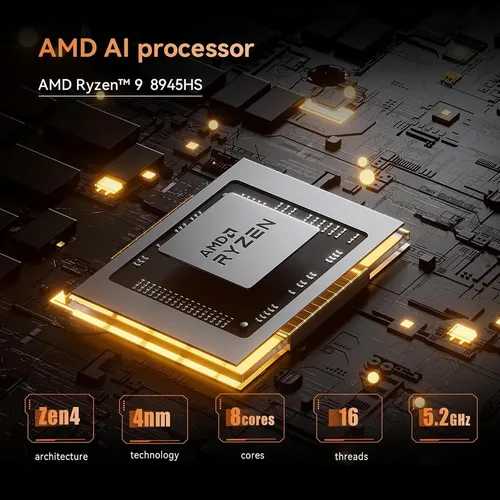 Minisforum Um890 Pro Mini Pc Amd Ryzen 9 8945hs 32gb 1tb