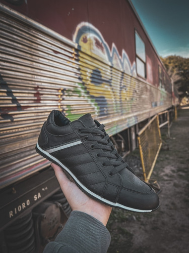 Zapatillas De Cuero Hombre Urbanas Casual Libertarios
