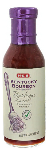 Salsa B-b-q  H-e-b Kentucky Bourbon 369 G
