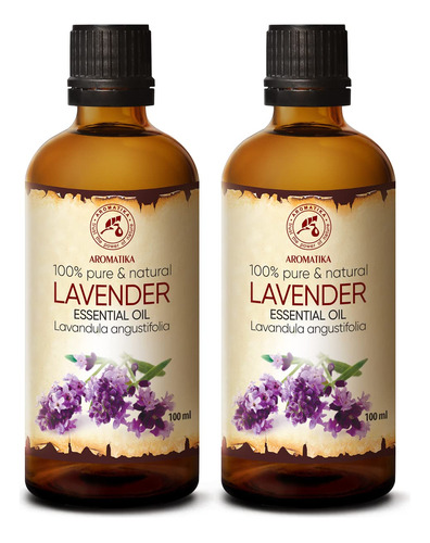 Aceites Esenciales De Lavanda De 6.8 Onzas Liquidas Para Dif