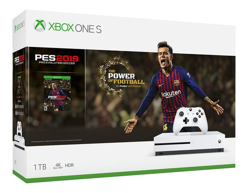 Microsoft Xbox One S 1tb + Pes 19