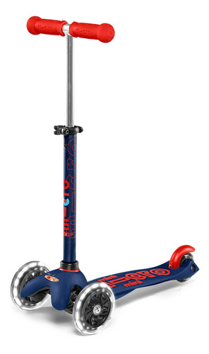 Monopatin Scooter Micro Mini Deluxe 3 Ruedas Color Navy blue