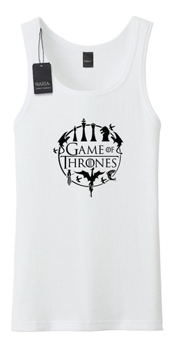 Musculosa Hombre Game Of Thrones Dibujo Art Logo  - Psgt4